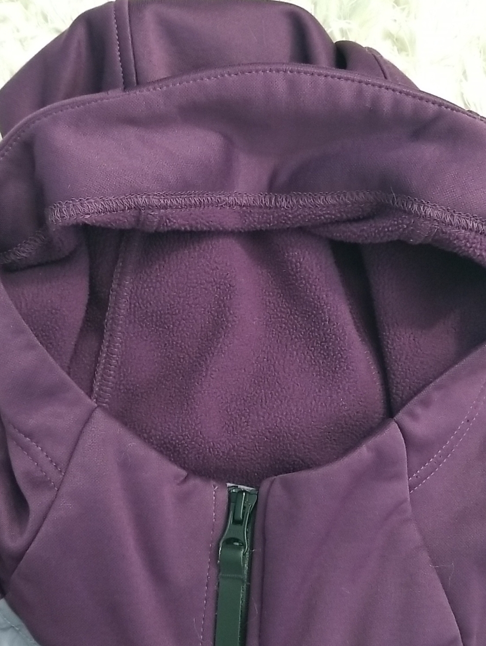 The North Face Purple Quilted Fleece Jacket - Picture 8 of 10